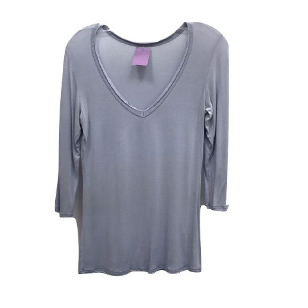 Majestic Paris Blue Long Sleeve Shirt